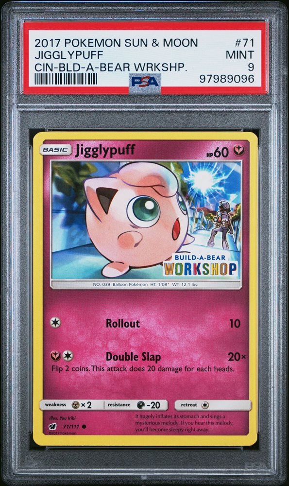 build a bear pokemon promo cards Set of four (Pikachu, Vulpix, Jigglypuff and Charmander) stamped Build –  The Monster Company