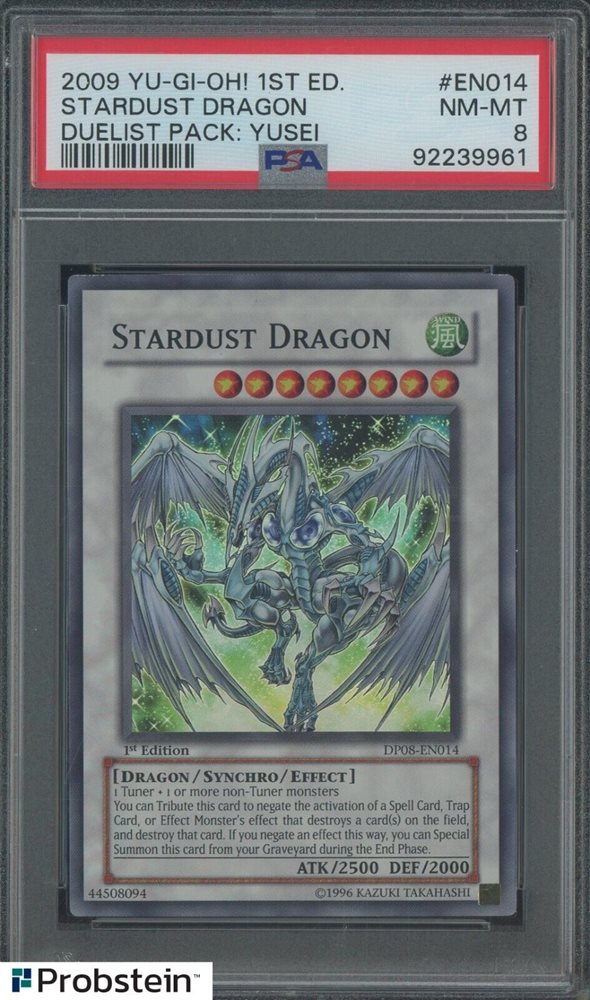 PSA 9 STARDUST DRAGON CR 1st 遊戯王 北米英語版