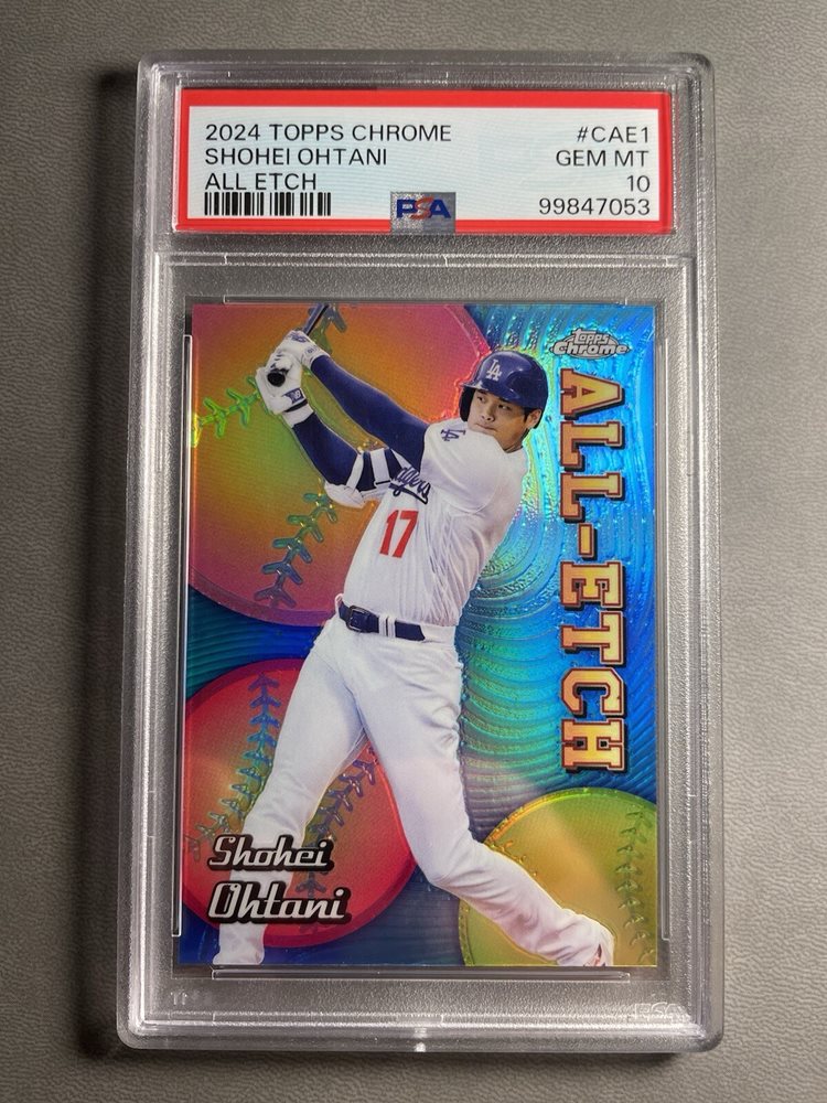 ゲームセンター・ゲームカード Topps Chrome Shohei Ohtani RC PSA WBC