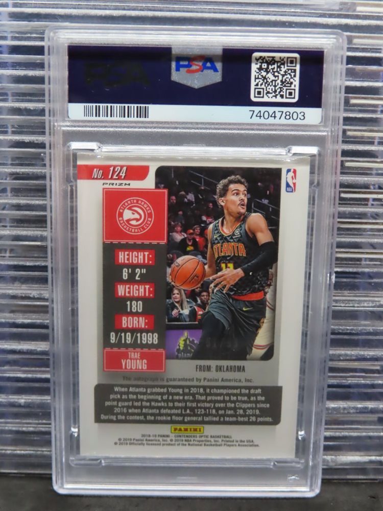Trae Young Contenders Optic RC 鑑定済み Auction Prices Realized Basketball Cards 2018 PANINI