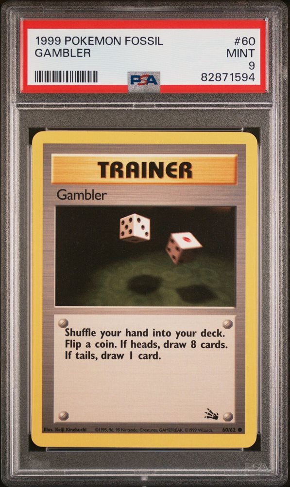 Auction Prices Realized Tcg Cards 1999 Pokemon Fossil Gambler