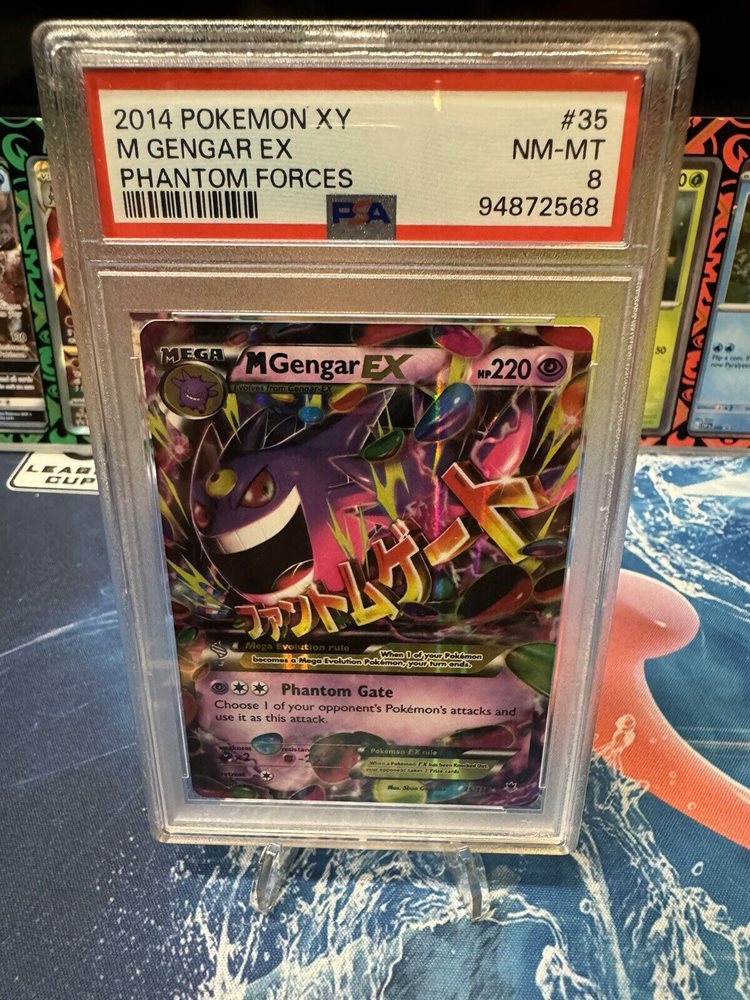 M Gengar EX 2014 MゲンガーEXプロモカード　psa8. 2014 POKEMON XY PHANTOM FORCES #35 M GENGAR EX PSA 8 | eBay
