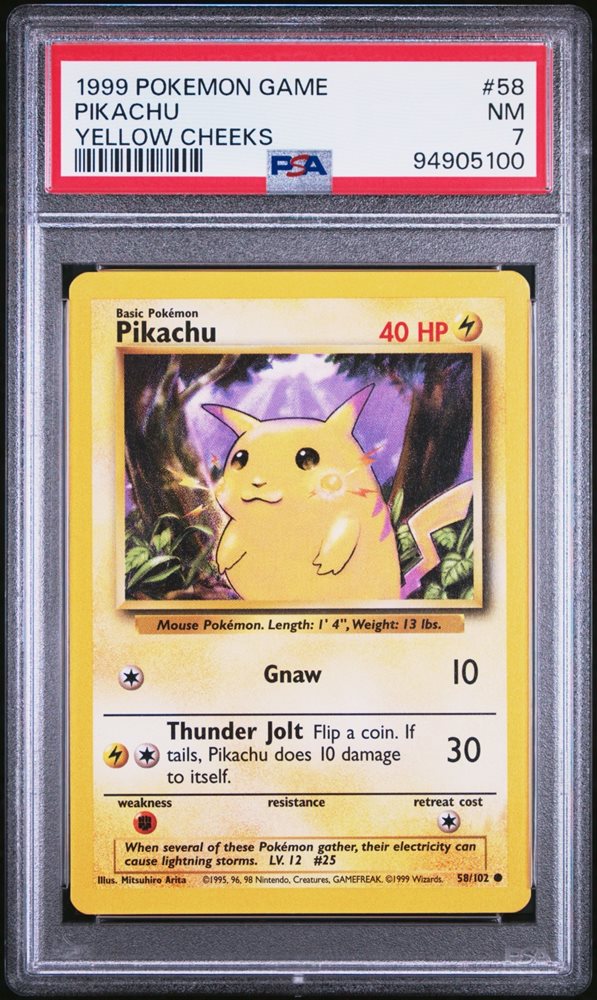 Auction Prices Realized Tcg Cards 1999 POKEMON GAME Pikachu