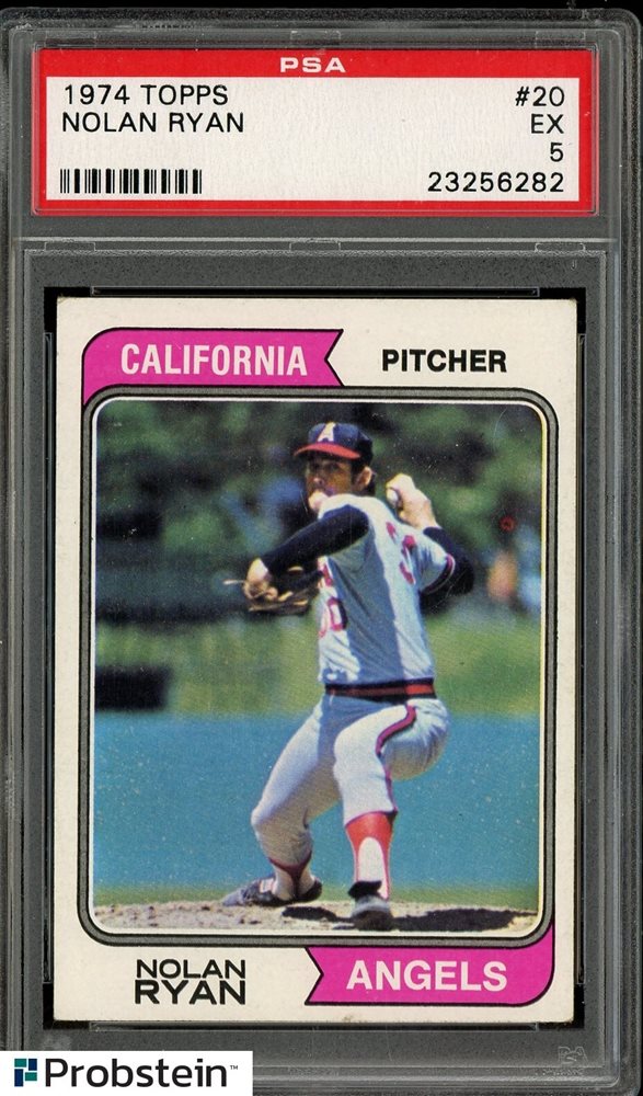 1974 Topps NOLAN RYAN PSA 8 ビンテージ MLB 1974 Topps NOLAN RYAN PSA 8 ビンテージ MLB（Auction Prices