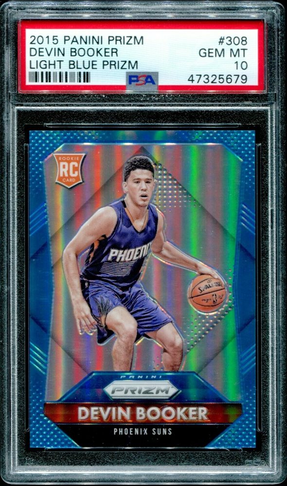 デビン・ブッカー 2015 Prizm RC PSA 9 Devin Booker 2015-16 Panini Prizm RC Rookie Card #308 - PSA