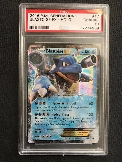 Generations 17//83 Blastoise EX Rare Holo NM Pokemon Card