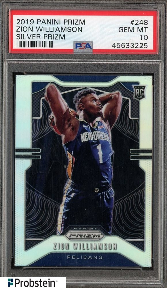 【PSA10】Zion Williamson RC Silver 2019-20 Zion Williamson Silver Prizm Rookie RC X4 Lot Psa 10