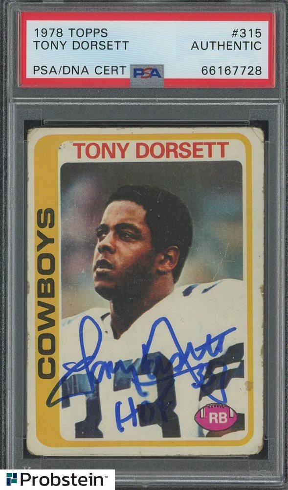 Auction Prices Realized Football Cards 1978 TOPPS Tony Dorsett