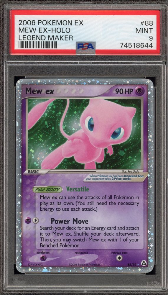 【 PSA9】エーフィ　LEGEND レジェンド　ホロ 2006 Pokemon EX Legend Maker Muk Reverse Foil 11/92 PSA 9