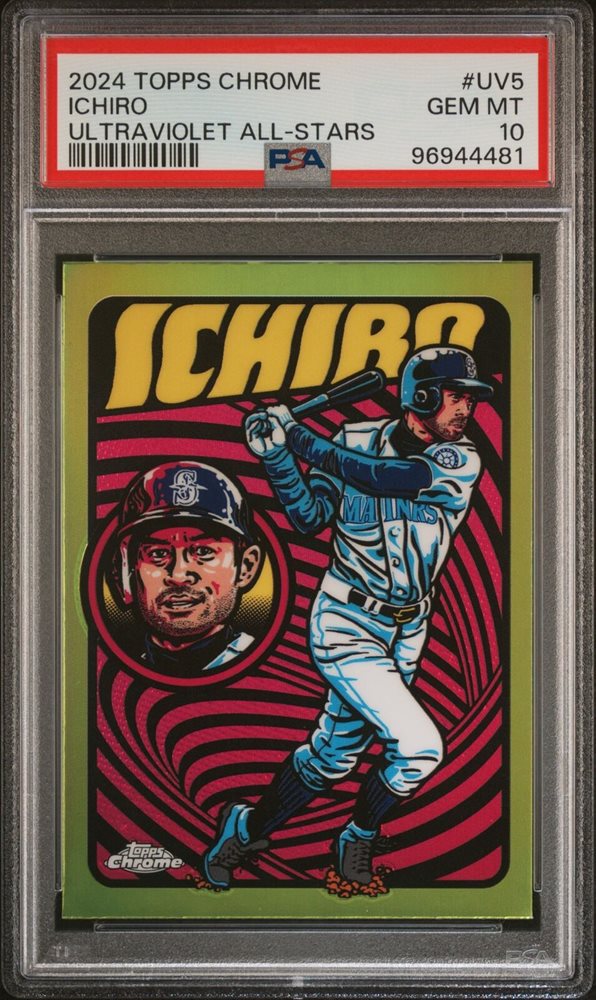 ゲームセンター・ゲームカード 2022 Topps Chrome Ichiro Auto PSA WBC ゲームセンター・ゲームカード 2022 Topps Chrome Ichiro Auto
