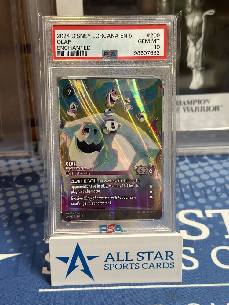 オラフページ eBay Auction Item 256799858136 Tcg Cards 2024 Disney Lorcana
