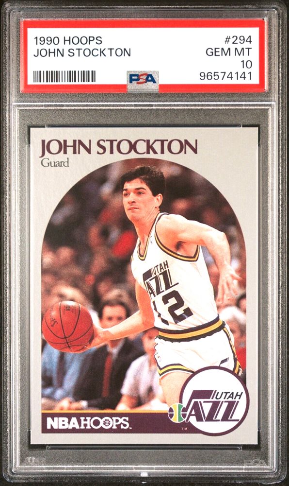 John Stockton トリプルパッチカード 4/10（開封結果2012年3月 