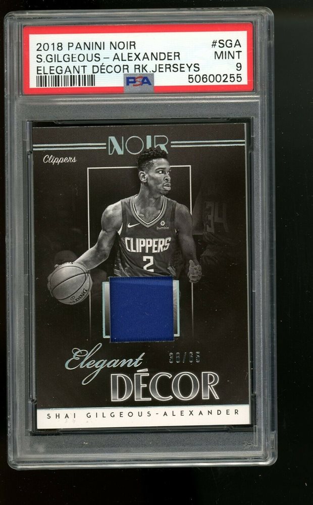 Shai Gilgeous-Alexander NOIR 2018 RC 85枚