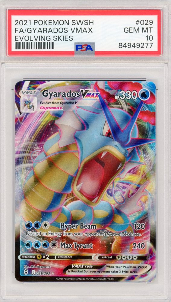 世界311枚 PSA10 ギャラドスVMAX gyarados 2021 50 Gyarados VMAX 2021 Sword & Shield: Evolving Skies #207/203
