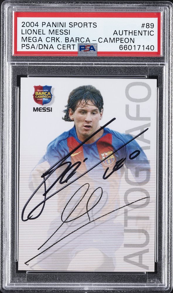 リオネルメッシ　ルーキーカード 2004 Panini Mega Cracks eBay Auction Item 175043724542 Soccer Cards 2004 Panini