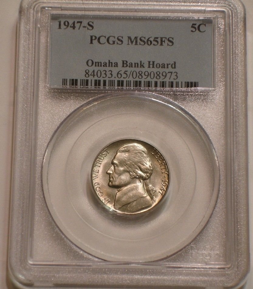 PCGS MS-65 1947 Jefferson Nickel Coin *PRICE FOR ONE COIN ONLY*