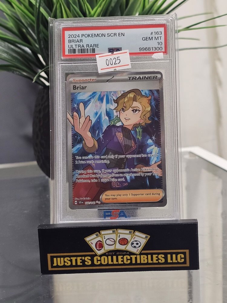 163 142 pokemon card Amazon.com: Pokemon - Briar 163/142 - Stellar Crown main image 1