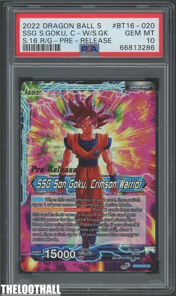Auction Prices Realized Tcg Cards 2022 DRAGON BALL SUPER CARD GAME ...
