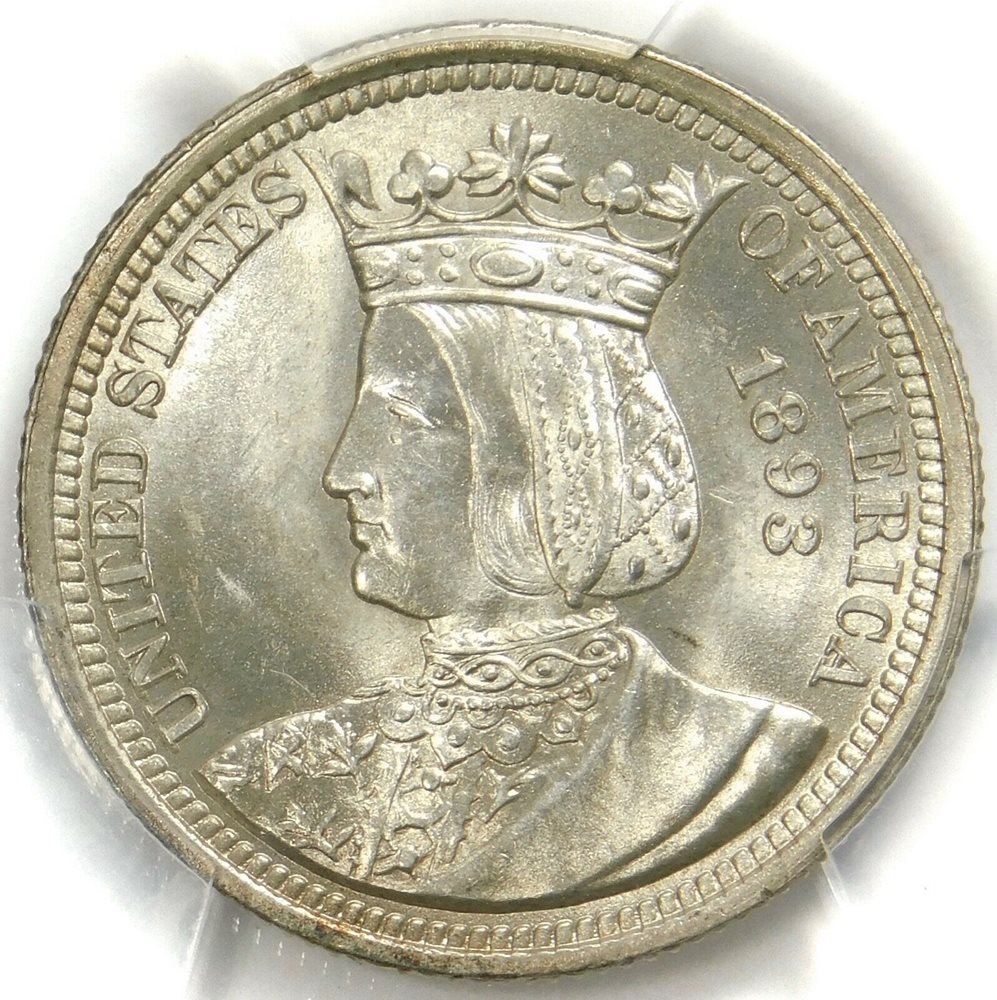 PCGS MS64+ 1893 ISABELLA QUARTER, MS64+ - PCGS Auction Prices