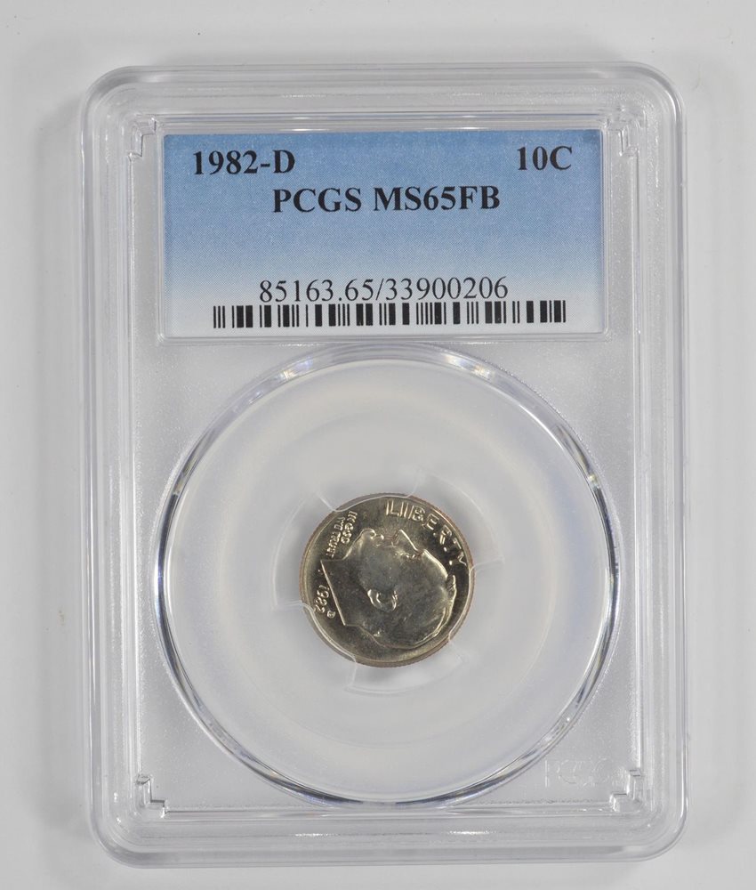 1982-S ROOSEVELT DIME PCGS PR69DCAM $2.55 SHIPPING