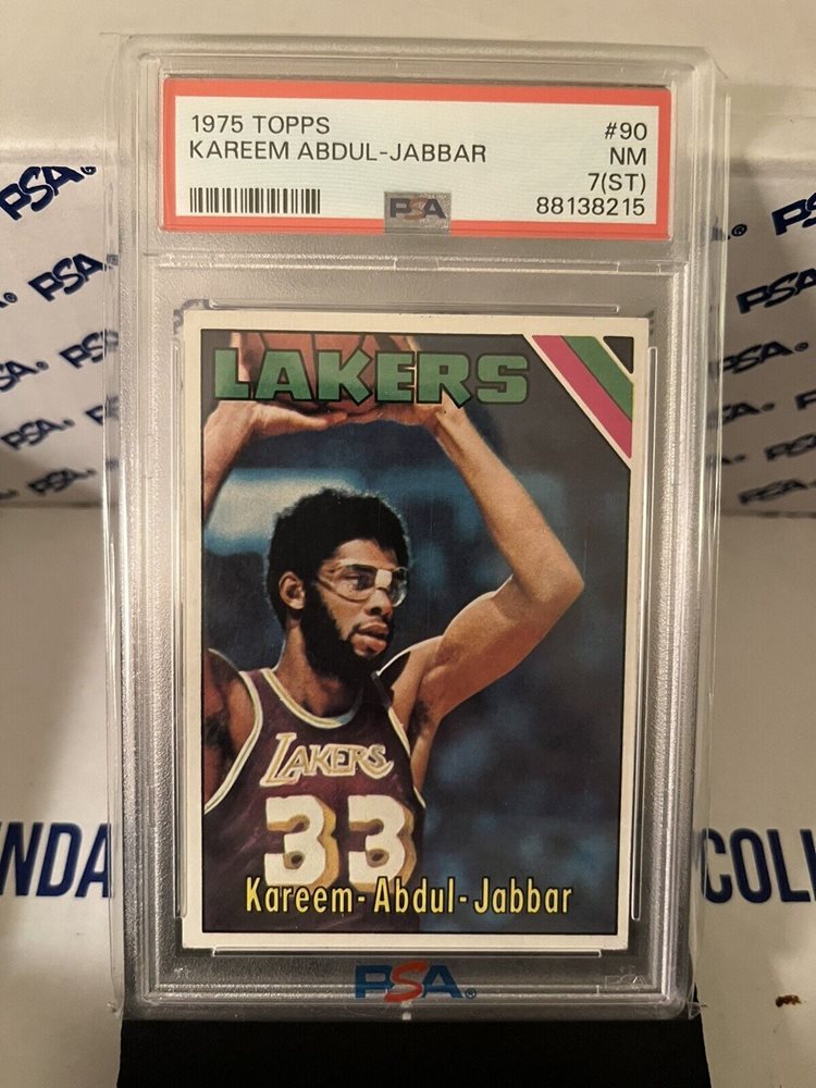 NBA 1975 Kareem Abdul Jabbar PSA7