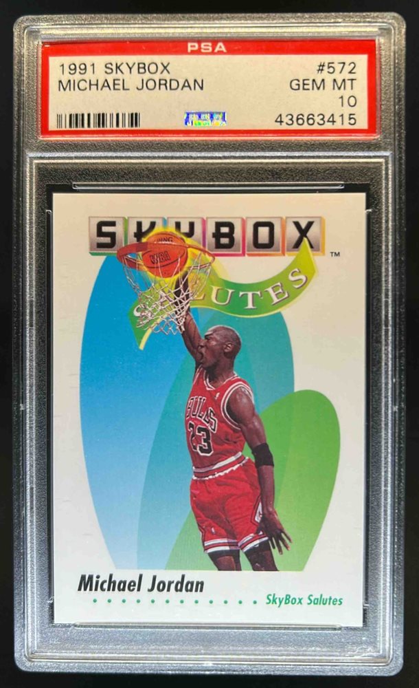 [お盆セール] 1991 Skybox マイケル ジョーダン PSA-10 Auction Prices Realized Basketball Cards 1991 SKYBOX Michael