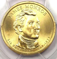 MINT SEALED BOX JM6 2008-P JAMES MONROE $25 PRESIDENTIAL DOLLAR ROLL U.S