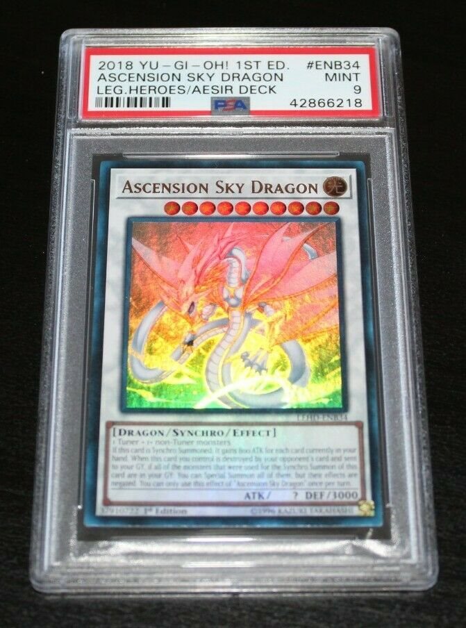 遊戯王OCG デュエルモンスターズ ascension sky dragon  PSA10 遊戯王 PSA10 上位入賞プロモ ASCENSION SKY DRAGON (Used