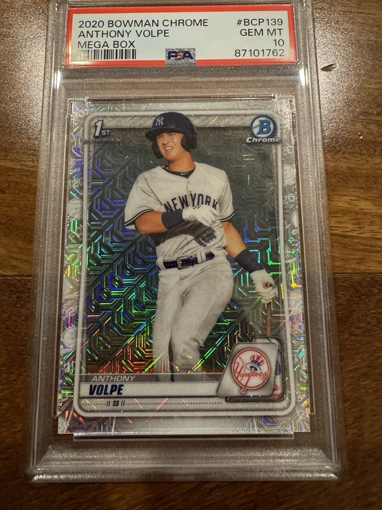 その他 2020 bowman anthony volpe auto psa10 2020 Bowman Chrome Anthony Volpe PSA10 - メルカリ