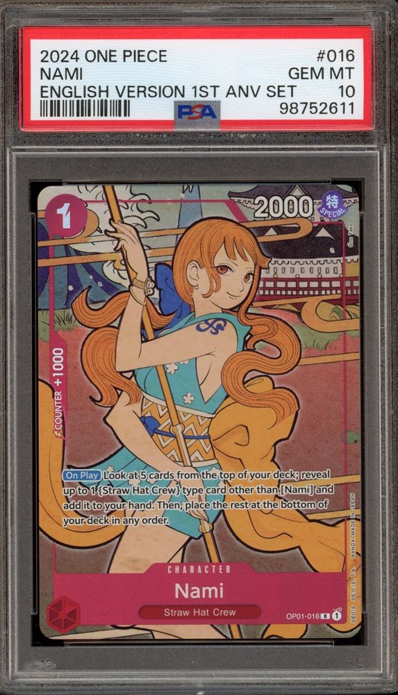 Auction Prices Realized Tcg Cards 2024 ONE PIECE ENGLISH VERSION