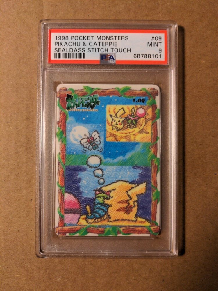 ピカチュウ ナゾノクサ 10 シールダス スティッチタッチ psa9 Auction Prices Realized Non-Sport Cards 1998 POCKET MONSTERS