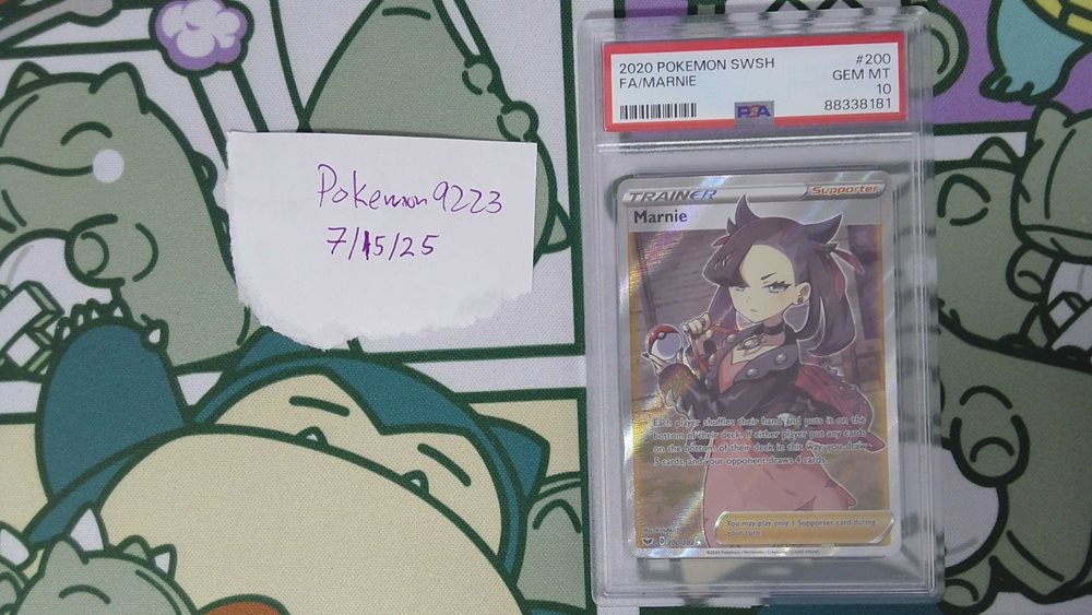 【psa10】2020 Pokémon SWSH FA/Marnie hr PSA10 Marnie HR 072/060 S1H Shield - Pokemon Card Japanese