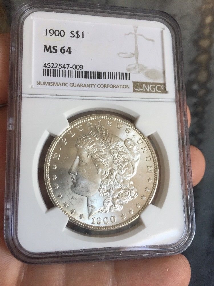 1900 P Morgan Dollar $1 NGC MS 64 MS64 Silver Dollar, MS64 - PCGS