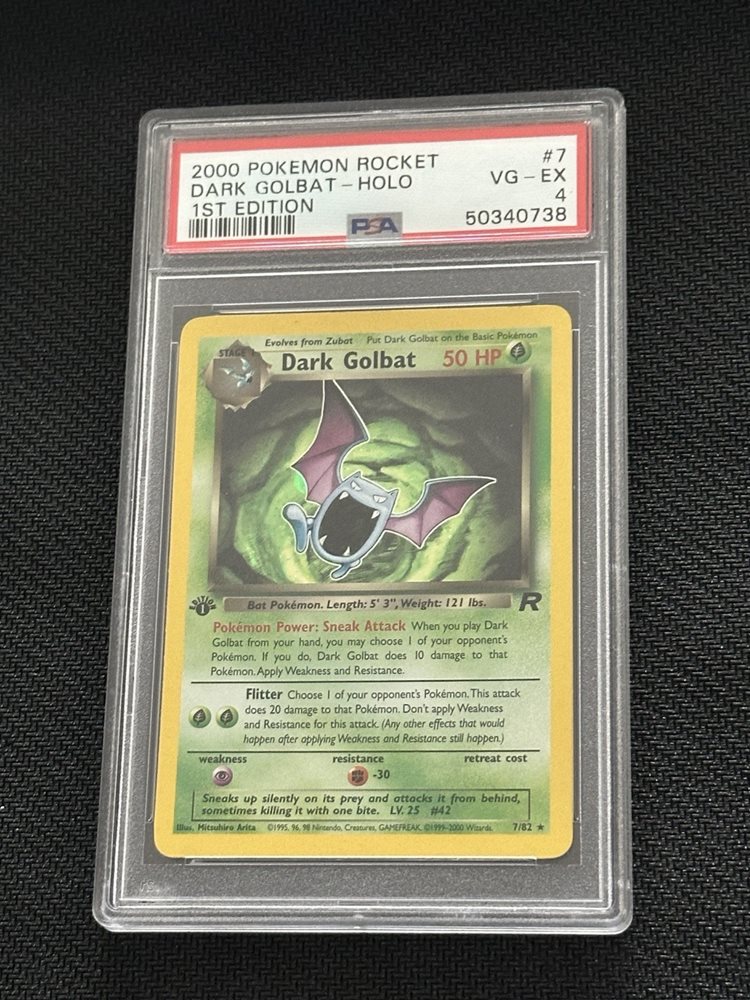Auction Prices Realized Tcg Cards 2000 POKEMON ROCKET Dark Golbat-Holo