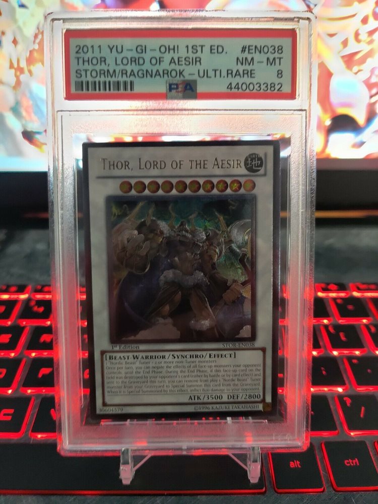 thor yugioh card Yugioh Koa'ki Meiru Drago RGBT-EN024 1st Edition Ultra Rare Near Mint