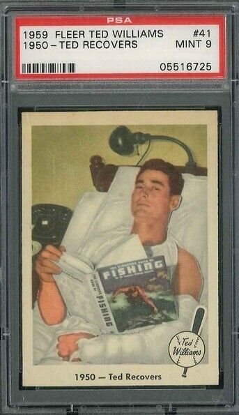 Auction Prices Realized Baseball Cards 1959 Fleer Ted Williams 