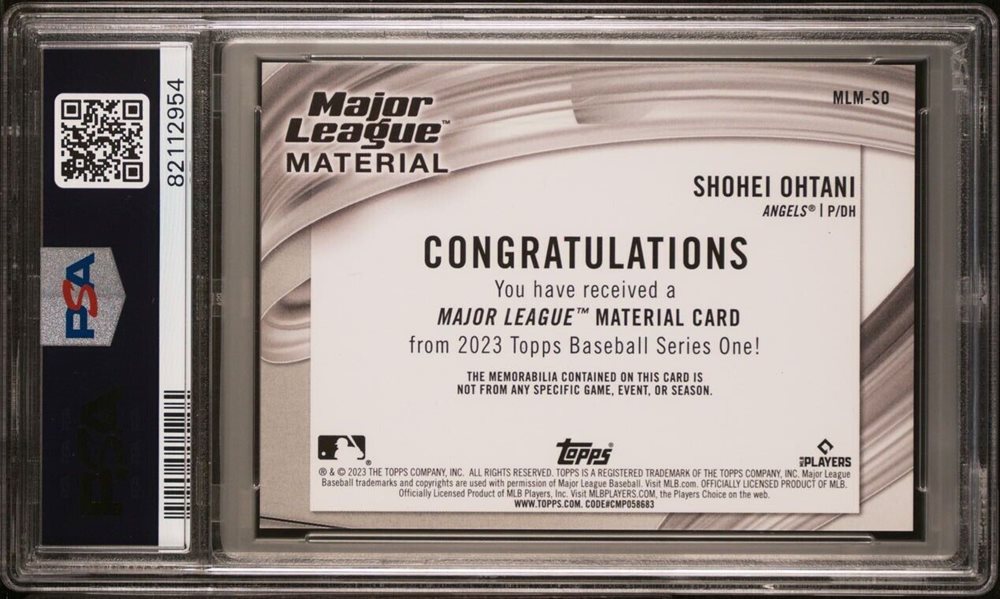 Shohei Ohtani #MLM-SO Prices | 2023 Topps Series 1 Major