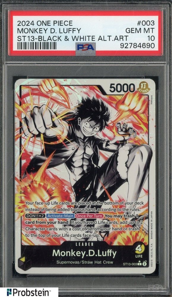 Auction Prices Realized Tcg Cards 2024 ONE PIECE ULTRA DECK