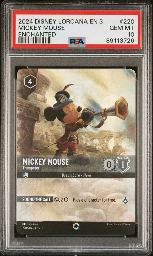 PSA10 Disney Lorcana ミッキーマウスエンチャンテッド472 ディズニー ロルカナ スティッチ エンチャンテッド PSA10 - メルカリ