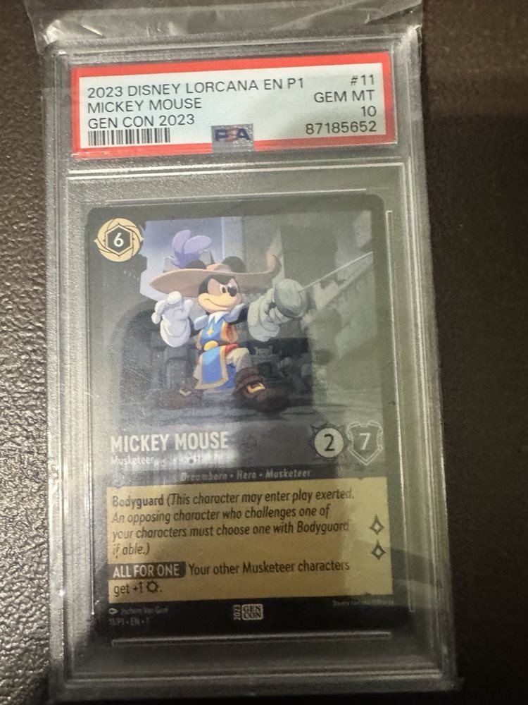 PSA10 lorcana ミッキーグーフィー gencon 2023 プロモ Auction Prices Realized Tcg Cards 2023 DISNEY LORCANA EN P1