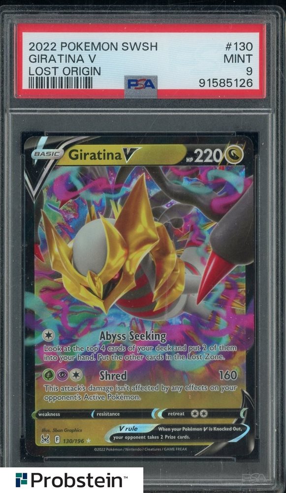 Auction Prices Realized Tcg Cards 2022 POKEMON SWORD & SHIELD LOST