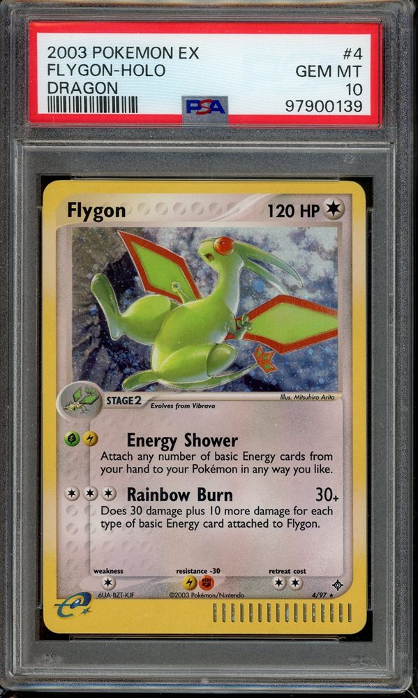 フライゴンex flygon psa10 pokemon 2005 Auction Prices Realized Tcg Cards 2003 POKEMON EX DRAGON