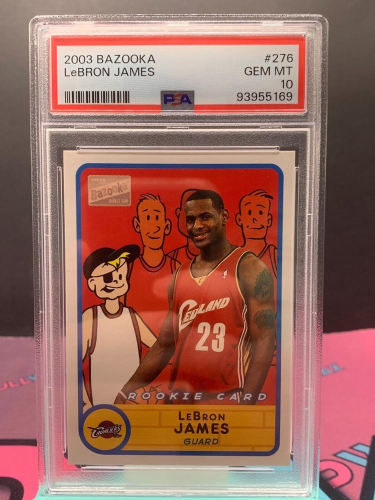 03-04 Bazooka レブロン・ジェームズ 276 LeBron James 2003 Bazooka #276 Gold Price Guide - Sports