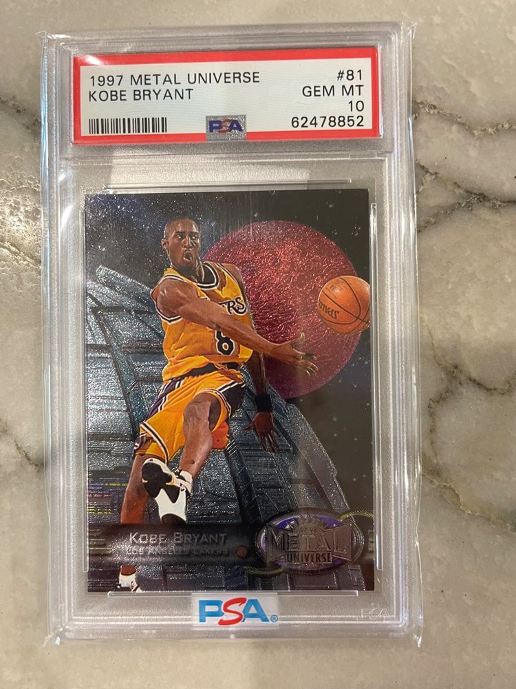PSA鑑定済 1997 KOBE BRYANT L UNIVERSE Kobe Bryant Card 1997-98 Metal Universe Championship All