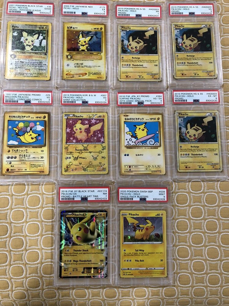 ピカチュウ　25th コロコロプロモ　合計3枚　PSA9 2枚　PSA8 1枚 gjts_psa-pikachu-meiji-