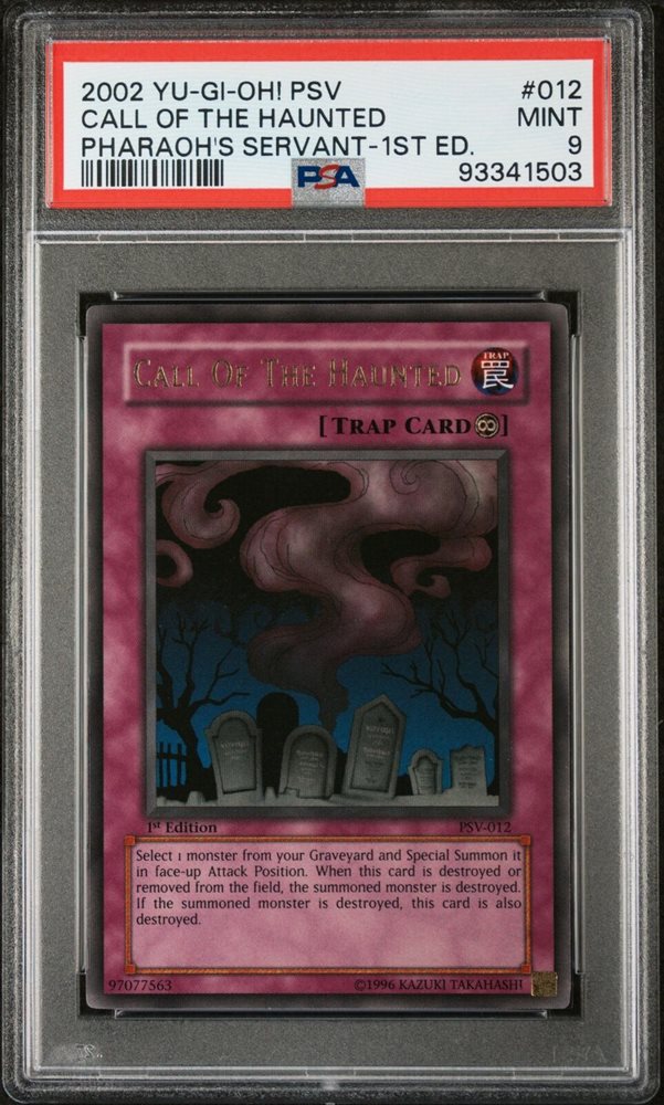 遊戯王PSAPhantom Burial/Call of the Haunted Call of the Haunted PSV-012 Prices | YuGiOh Pharaoh's