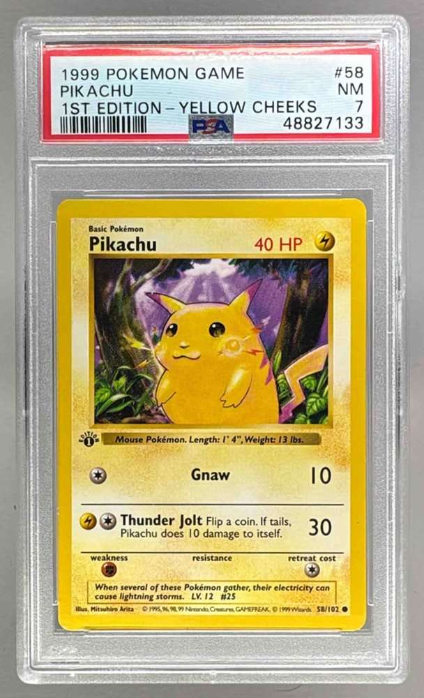 Auction Prices Realized Tcg Cards 1999 POKEMON GAME Pikachu