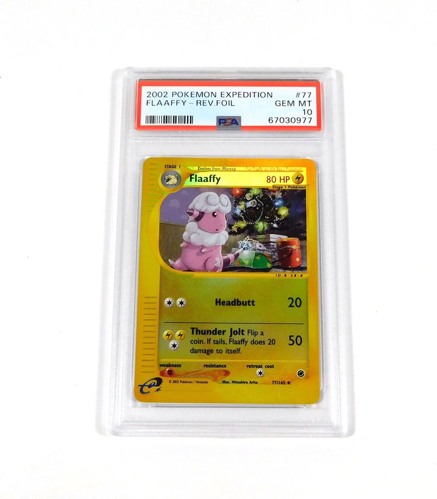 Pokemon Trading Card - Flaaffy (77/165) - Expedition Set - Uncommon Lightning Type Card - View #10