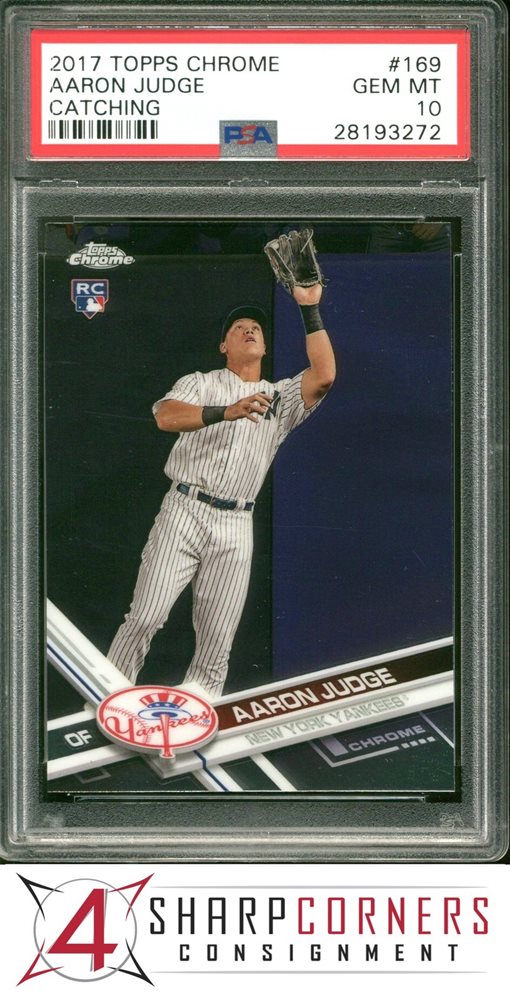 ゲームセンター・ゲームカード 2017 Topps Chrome Aaron Judge RC PSA Aaron Judge 2017 Topps Chrome Update Baseball Rookie Card