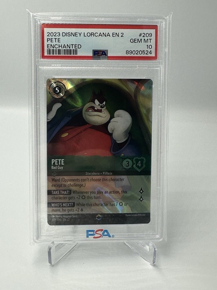 PSA10 Disney Lorcanaピート #209 Disney Lorcana 2023 2nd Chapter 